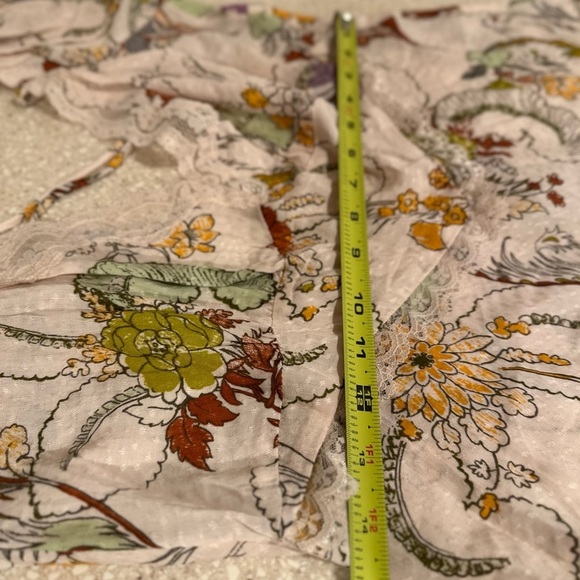 Anthropologie Dainty Mini Dress (Looks like a Night Gown) Adj Straps Open Back - Picture 15 of 16